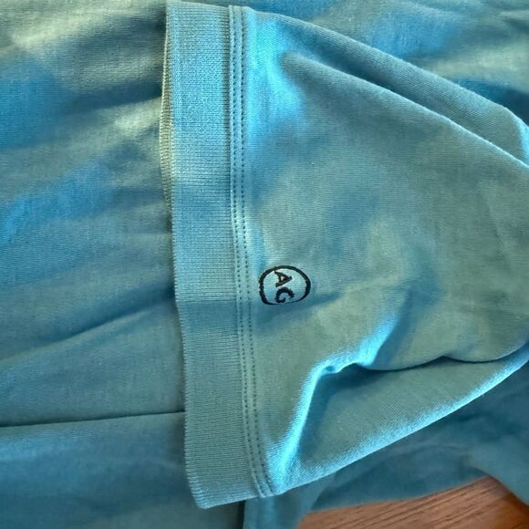 ADRIANO GOLDSCHMIED Mens collared short sleeve green size medium m8 - Picture 5 of 5